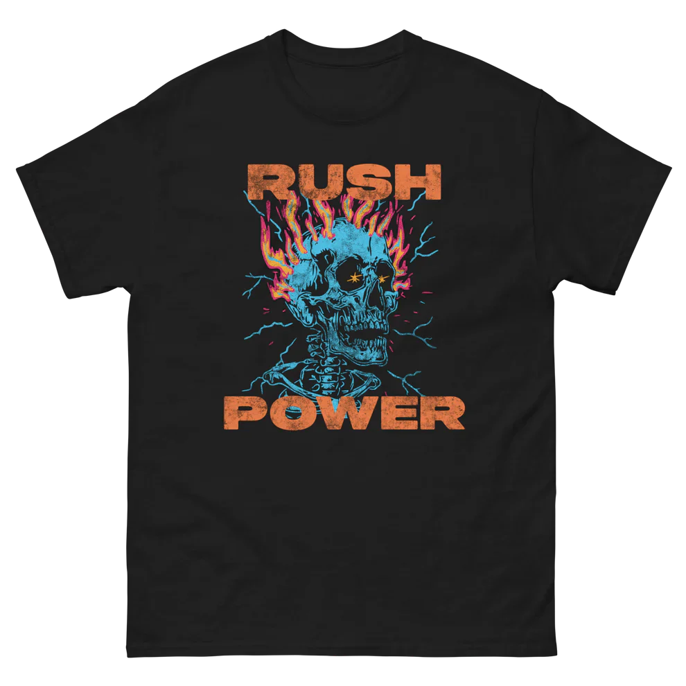 RUSH POWER SKULL FLAMES PUMP COVER | BLACK