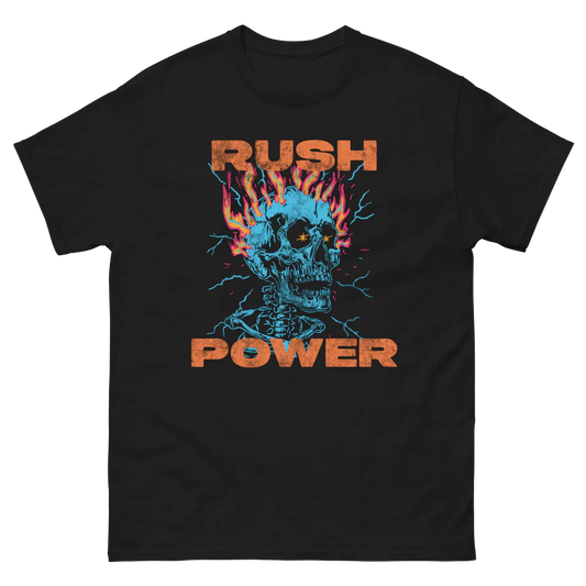RUSH POWER SKULL FLAMES PUMP COVER | BLACK