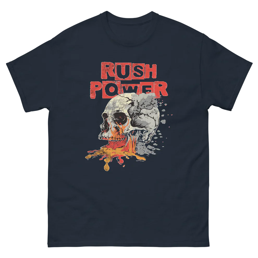 RUSH POWER SKULL PUMP COVER | NAVY