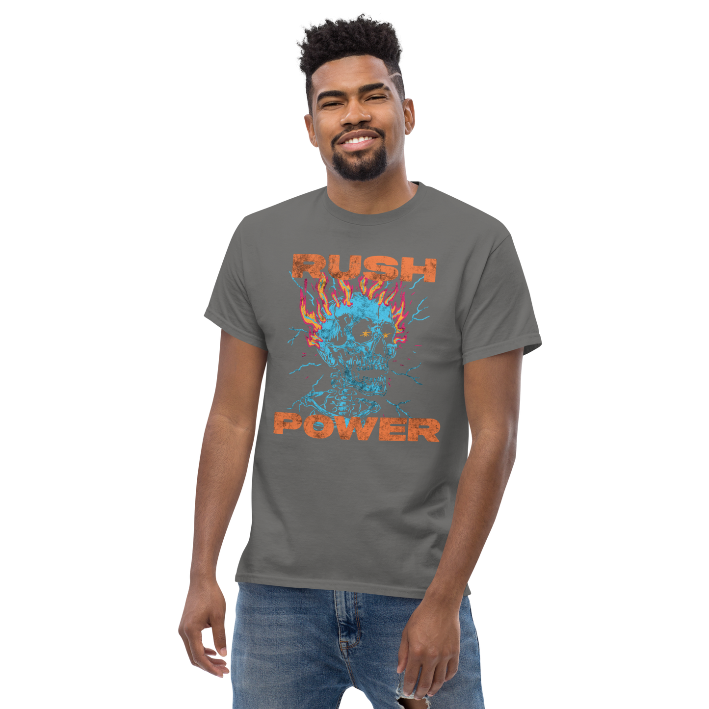 RUSH POWER INFERNO SKULL TEE
