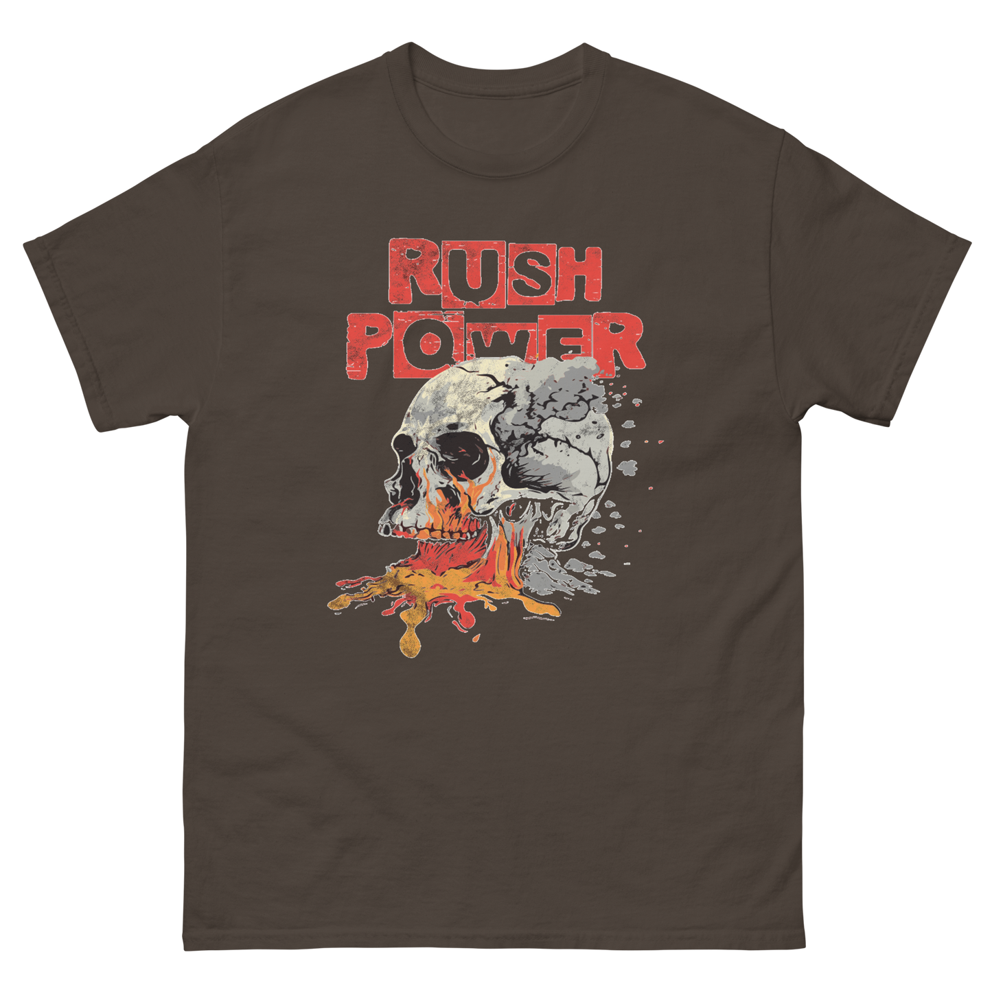 RUSH POWER LAVE SKULL TEE