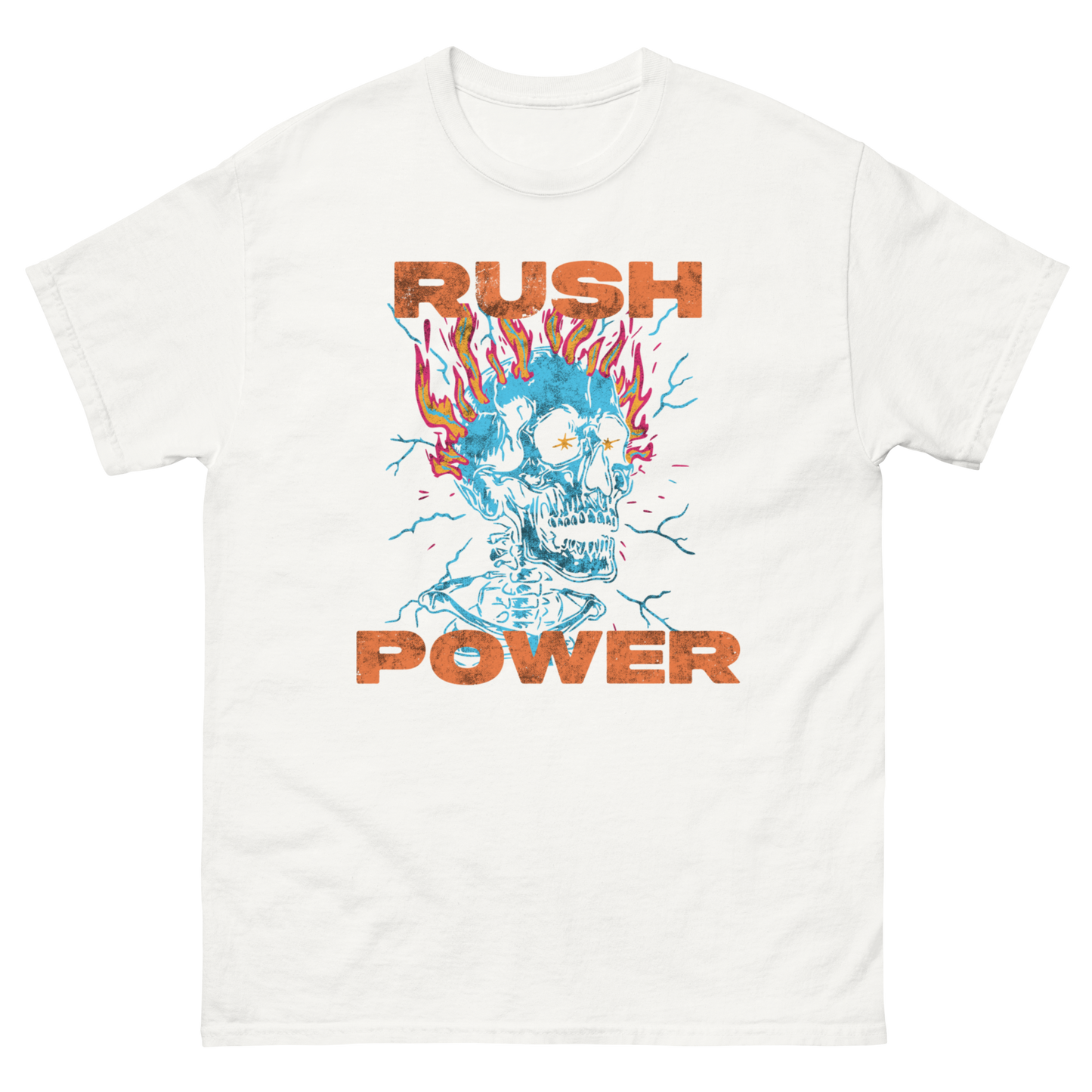 RUSH POWER SKULL FLAMES PUMP COVER