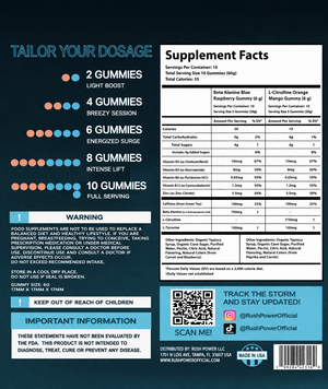 RUSH POWER PRE-WORKOUT GUMMIES