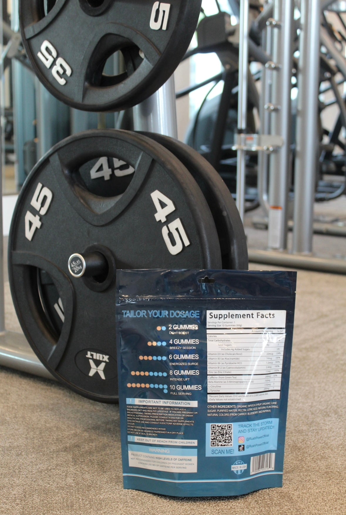 RUSH POWER PRE-WORKOUT GUMMIES