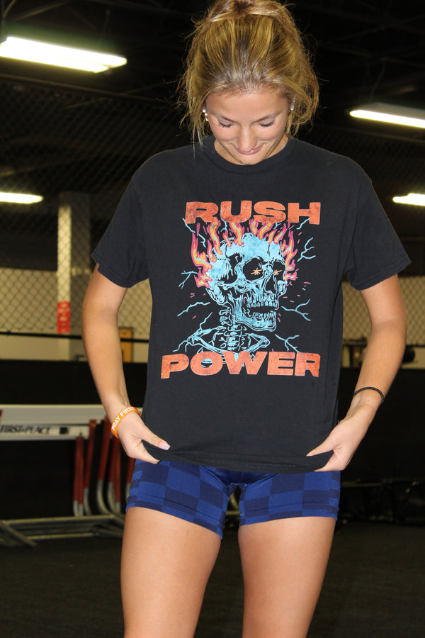 RUSH POWER INFERNO SKULL TEE