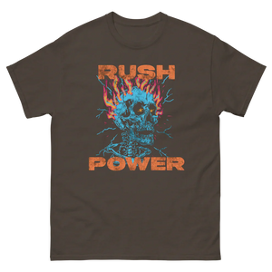 RUSH POWER SKULL FLAMES PUMP COVER | DARK CHOCOLATE