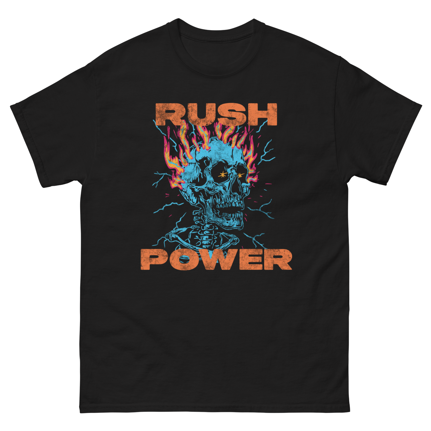 RUSH POWER SKULL FLAMES PUMP COVER