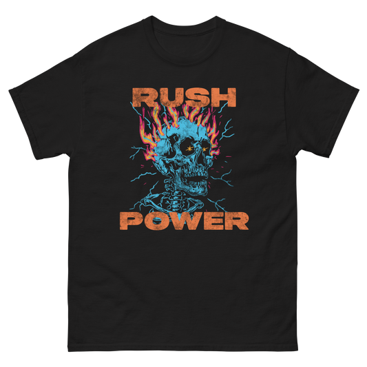RUSH POWER INFERNO SKULL TEE