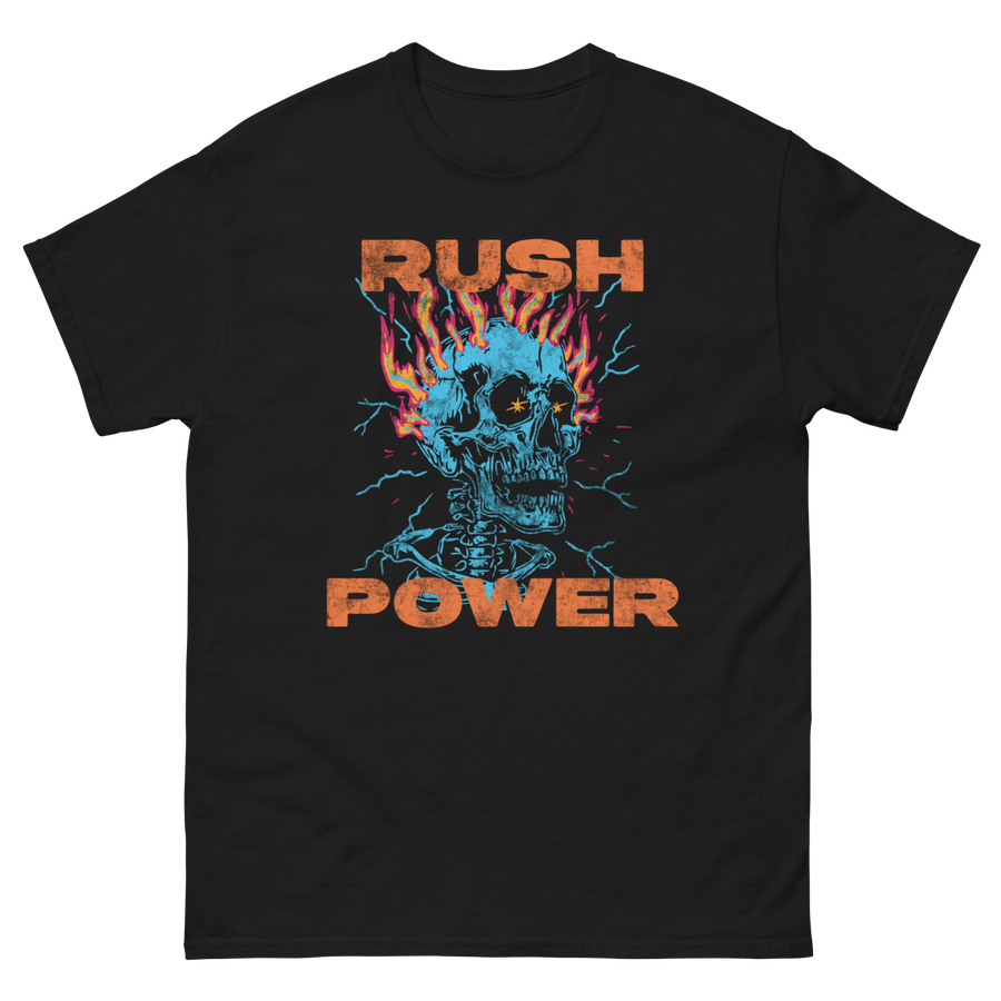 RUSH POWER INFERNO SKULL TEE