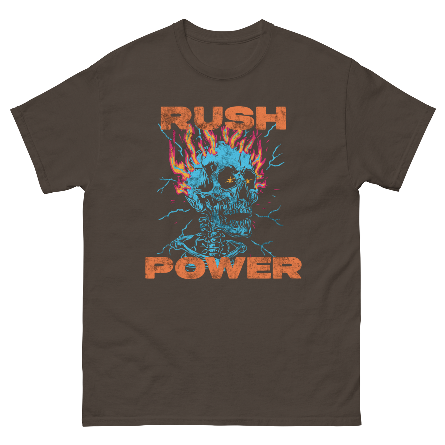 RUSH POWER SKULL FLAMES PUMP COVER